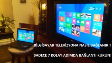 bilgisayar televizyona nasıl bağlanır